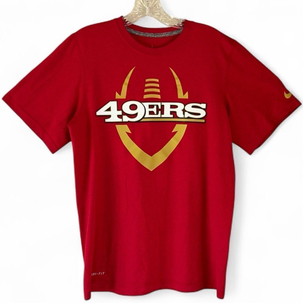 Nike Red Dri-FIT NFL 49ers Team Shirt